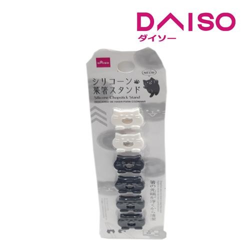 Sale Daiso Silicone Chopstick Stand -Meow-
