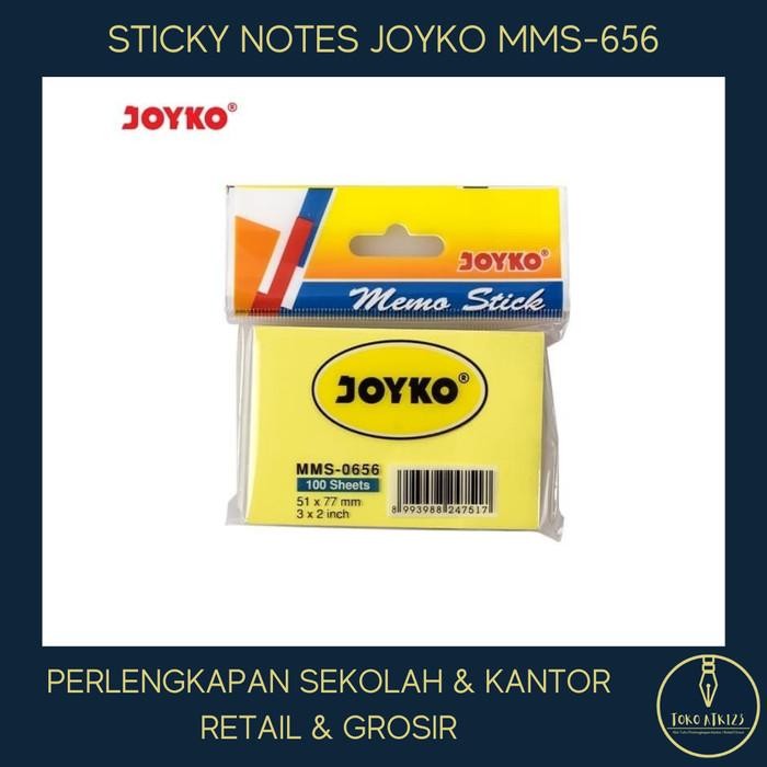 

(Expert) Memo Tempel / Sticky Note Kertas Joyko No. 656 Warna Kuning