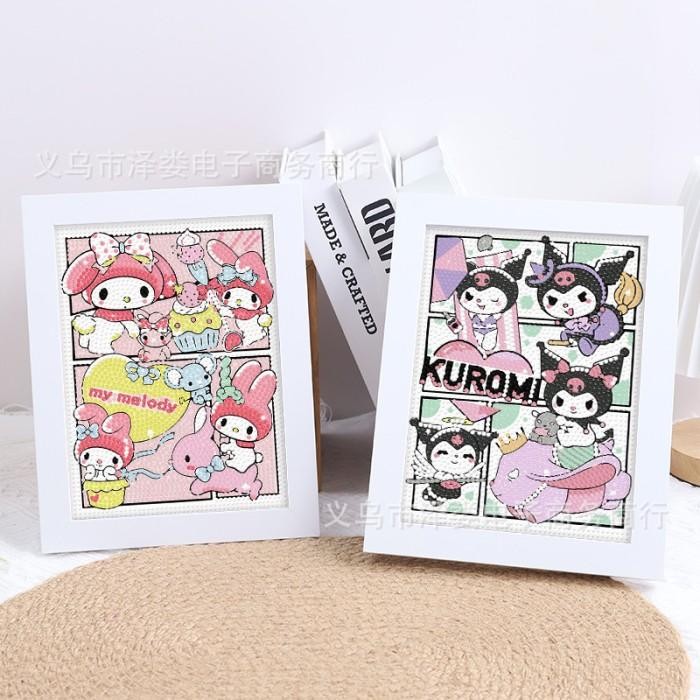 (Expert) diamond painting kit + FRAME stiker diamond painting by number