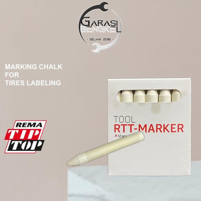 

Marking Chalk For Labeling Tire - Kapur Ban Putih (Box)
