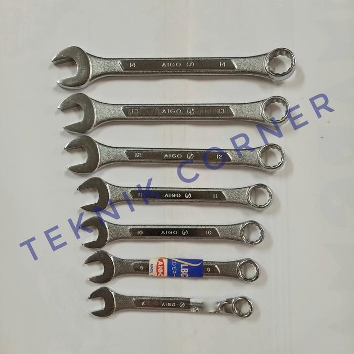 SPESIAL PRICE AIGO kunci ring pas 10 / 11 / 12 / 13 / 14 jepang ORI