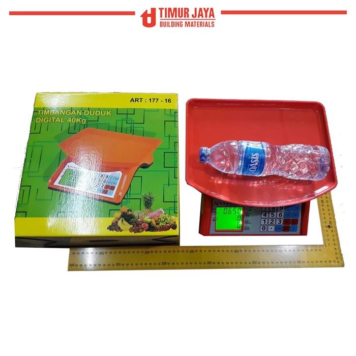 Promo Timbangan Duduk Digital Buah Sayur 40 Kg Digital Art 177-16 Dual Pasti Ori