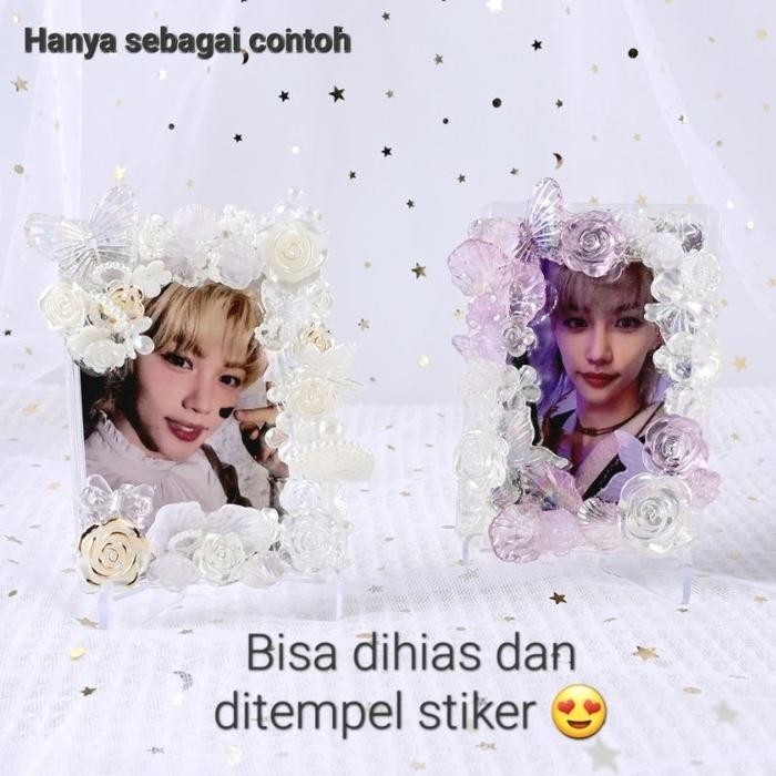 

Acrylik Kristal Casing Kotak Photocard Foto Kpop Standing Penyangga Kokoh Acrylic