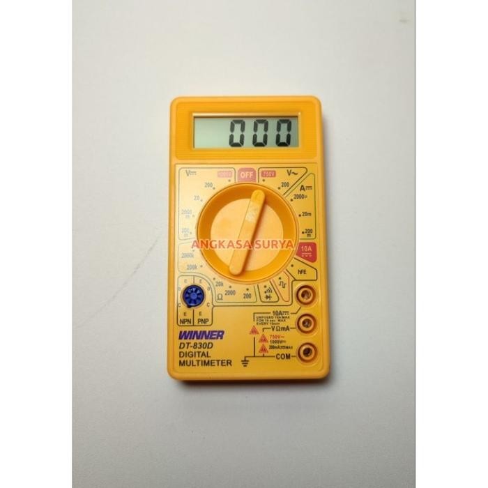(Expert) Multimeter / Tester Digital Winner DT-830D Original / Avo Avometer Multitester Digital