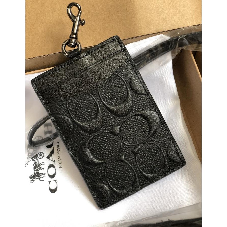 

ID LANYARD IN SIGNATURE EMBOSSED BLACK