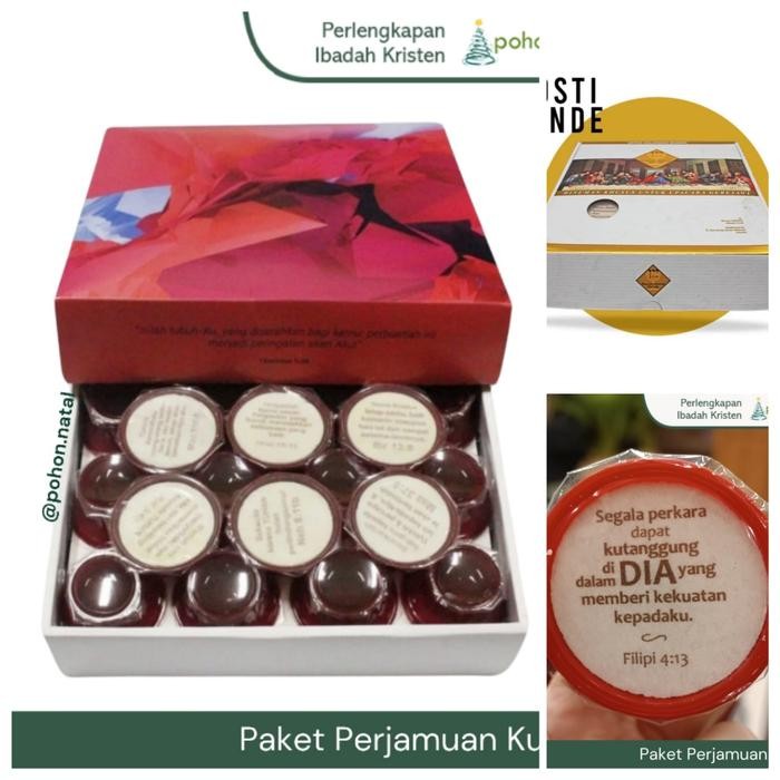 

Laura.Mart1 Paket Hosti Ayat Besar D5Cm Manna Cup Perjamuan Kudus 50 Pcs