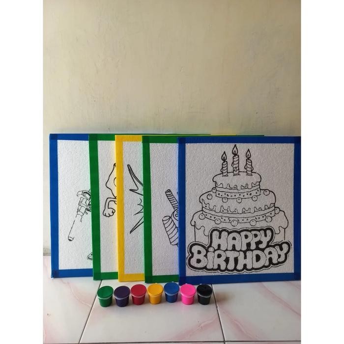 

Promo Paket Melukis 5 Styrofoam List ( Cat Warna 20 Ml (7 Warna) + Alat Lukis) Sale