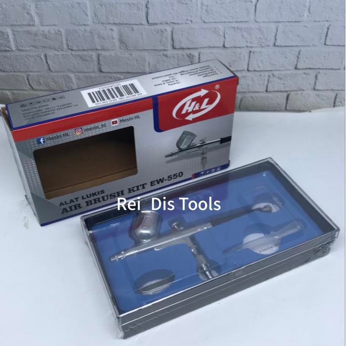 

h&l alat lukis cat semprot / air brush pen kit ew 550 kode 741