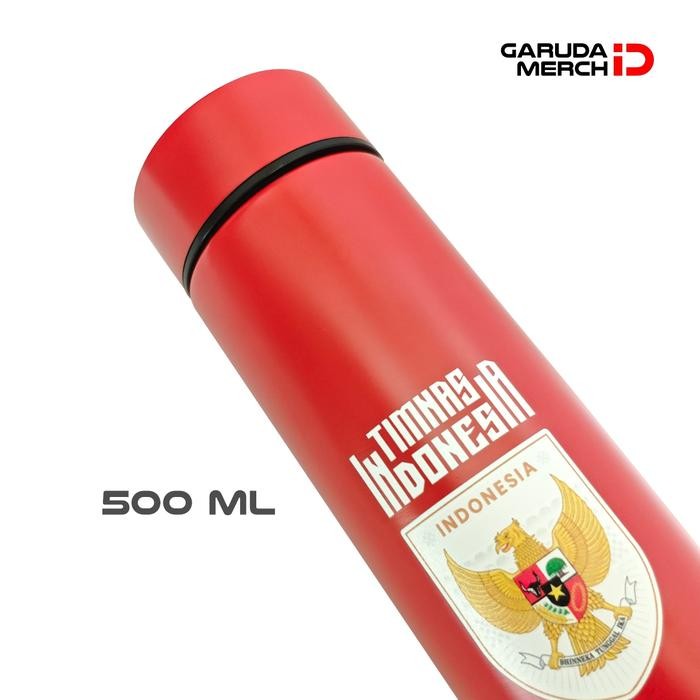 TUMBLER BOTOL AIR MINUM TIMNAS INDONESIA STAINLESS TAHAN PANAS DINGIN TERMOS GARUDA