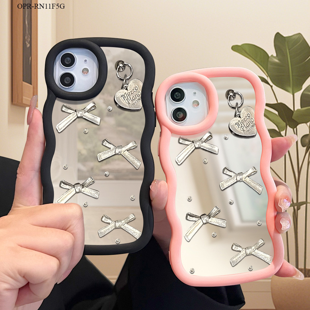 Casing Hp Untuk OPPO Reno 14F 11F 7Z 8Z 7 8 5 4F 6 4 3 F9 F11 Pro 4G 5G Mirror Cassing Phone Case Ca