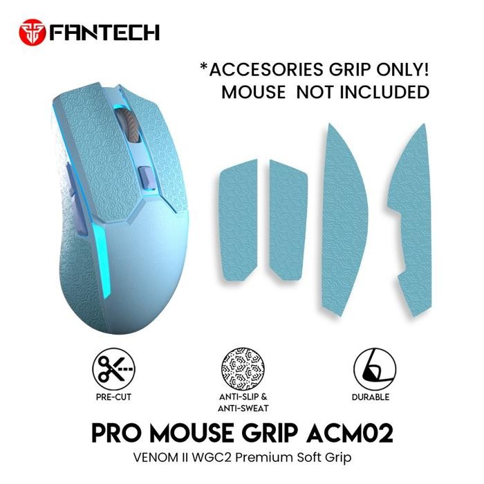 (Expert) Fantech WGC2 Anti Slip Grip Tape ACM02 For Fantech WGC Wireless Mouse