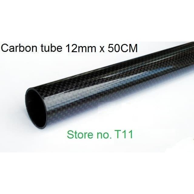 [Expret] Pipa Karbon 50cm 500mm 12mm * 10mm Carbon Fiber Tube RC Drone