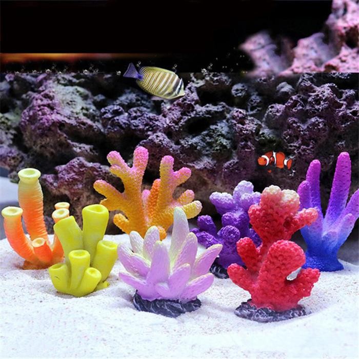 Hiasan aquarium karang, hiasan aquarium karang buatan, terumbu karang
