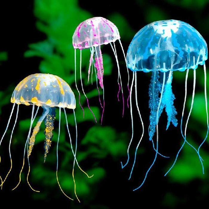 Hiasan aquarium ubur ubur, dekorasi aquarium ubur ubur, jelly fish
