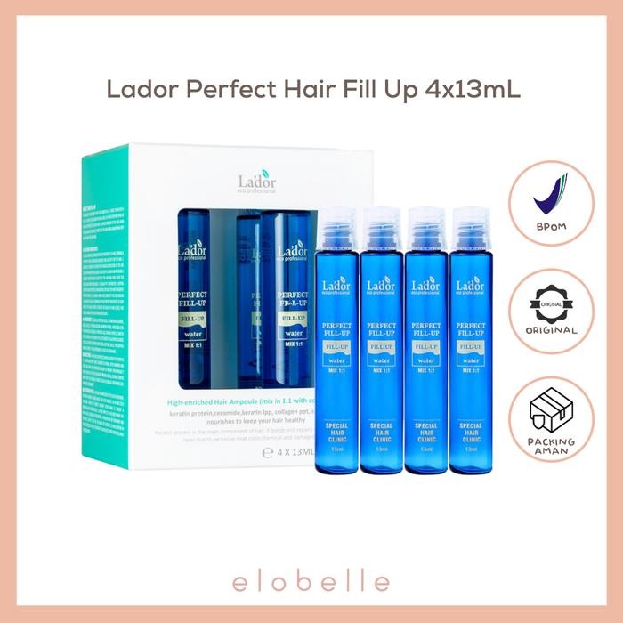 Lador Perfect Hair Fill Up 4x13mL (Lador Hair Mask) / Perfect Hair Fill up lador / Hair mask lador
