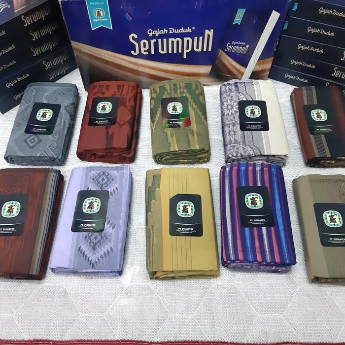 sarung gajah duduk serumpun