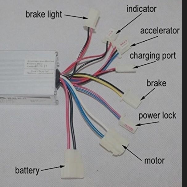 [Expret] Controller kontroler sepeda listrik 24v 24 volt 250 watt brushed