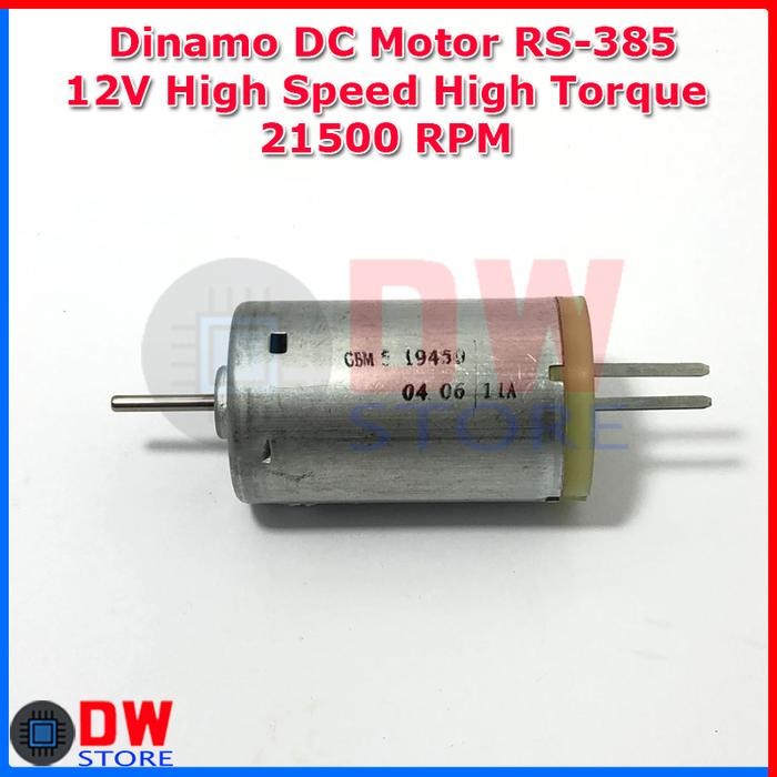 TERLARIS.. Dinamo DC Motor RS395 RS 395 DC 6V 9V 12V 15V High Speed Torque
