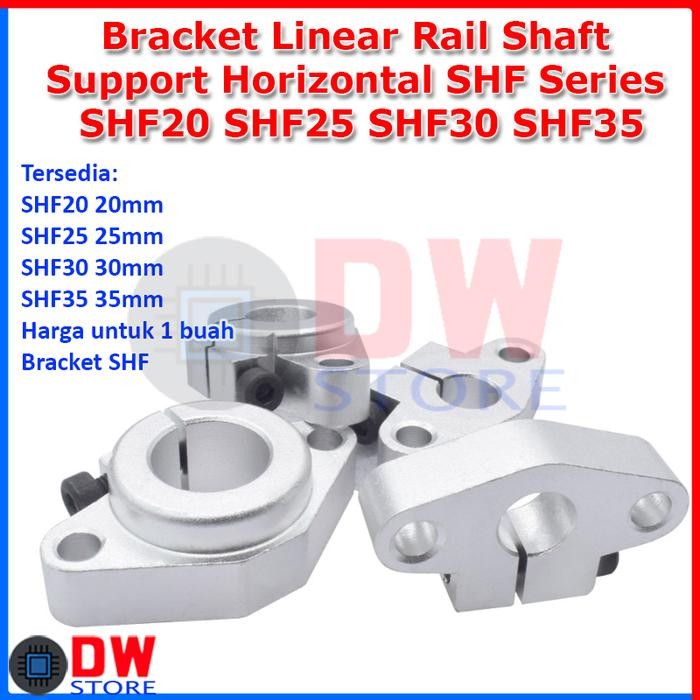 TERLARIS.. Bracket Liniear Rail Support Horizontal SHF SHF20 SHF25 SHF30 SHF35