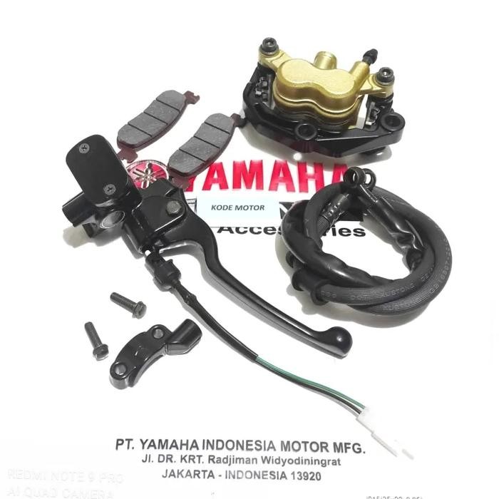 Master Rem Set + Selang Rem + Kaliper Depan Yamaha Jupiter Z Burhan ,