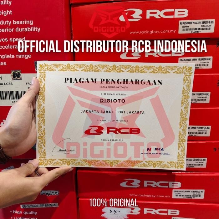 Racing Boy Rcb Shock Mb-2 Premium Black Series Yamaha Nmax Original