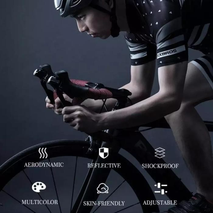 Rockbros Helm Sepeda Original Type Shark Tt Triathlon White Black