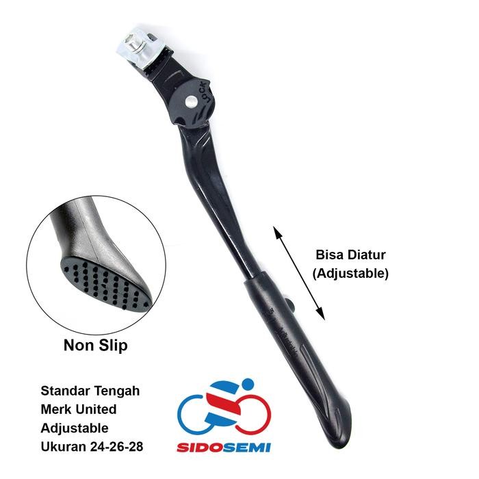 Standar Sepeda Mtb Gunung Roadbike Alloy Jagang Jagrak Tengah Merk United