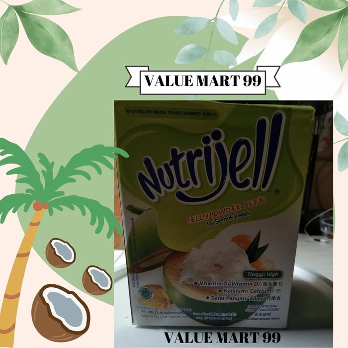 

Nutrijell Rasa Kelapa Muda 12 sachet @15gr