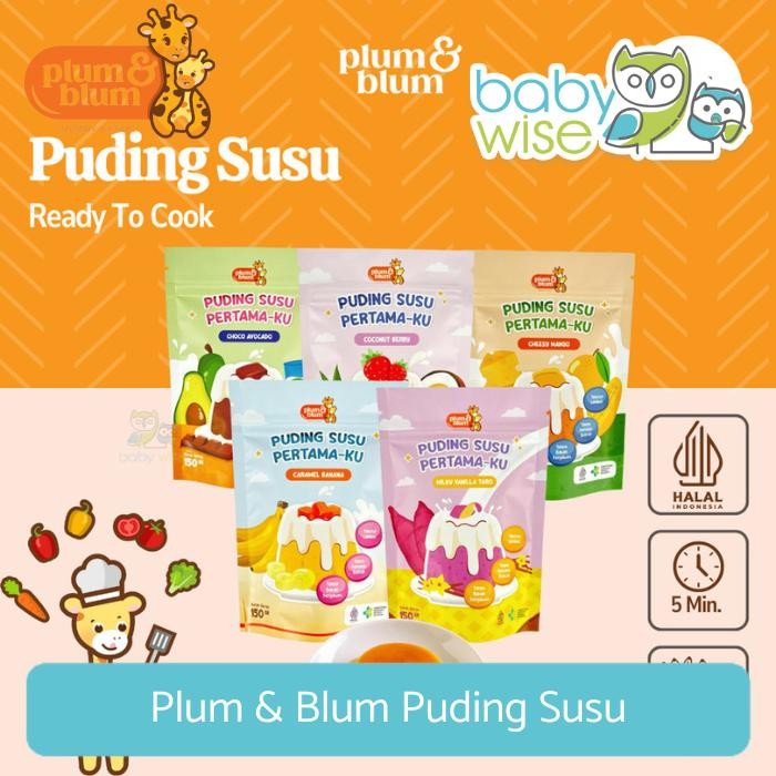 

Plum & Blum Puding Susu Buah - Snack Sehat Mpasi Anak