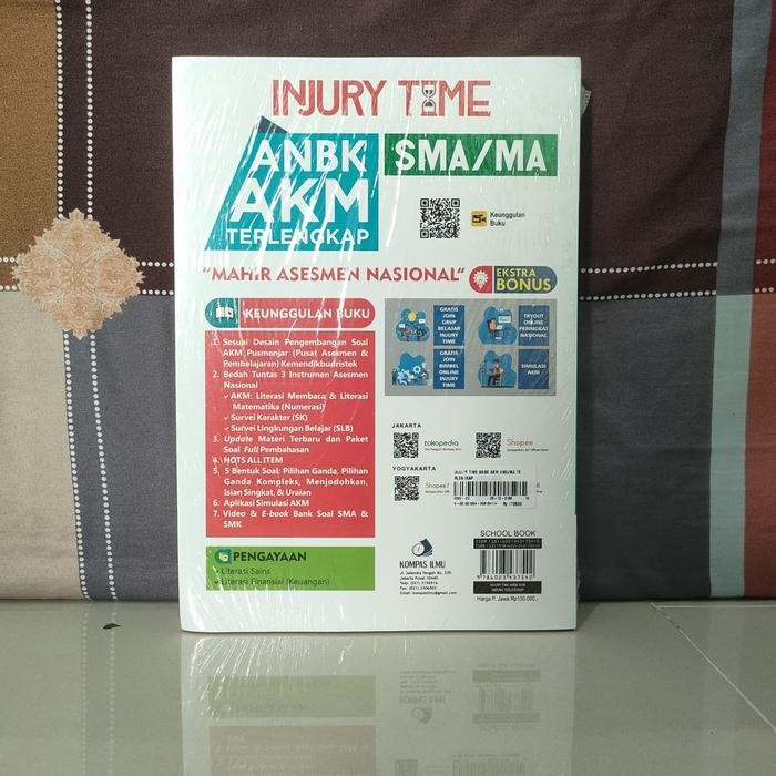 

Buku Injury Time Anbk Akm Terlengkap Sma Ma Standar Pisah 416 Halaman Original Official Store Edu