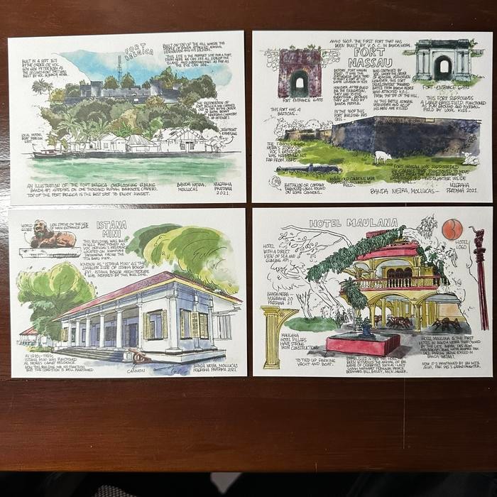 

Ready- Post Card Banda Neira 1