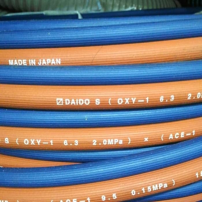 Ready- Selang Las Potong Daido 6X9Mm Original Japan Twin Hose Selang Blender