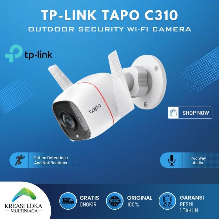 TP-LINK TAPO C310 Outdoor Security Wifi Camera Wireless