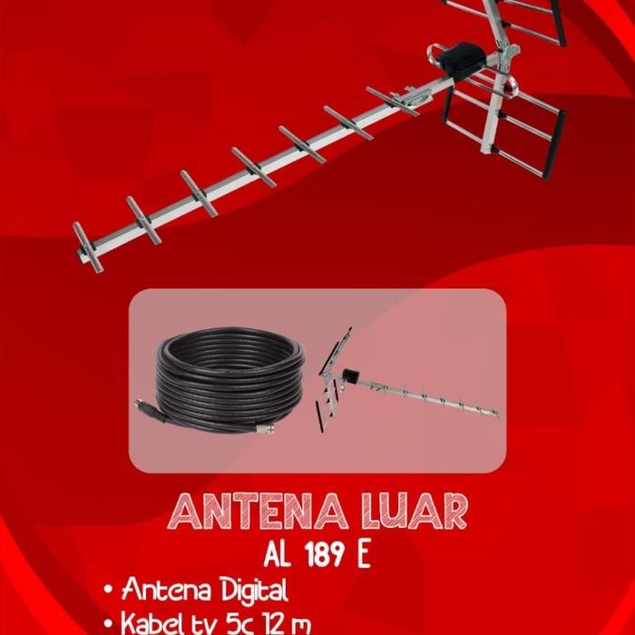 Antena Luar Digital Analog Trm Al 189 E Antena Luar Full Alumunium Antena Digital Pasti Diskon
