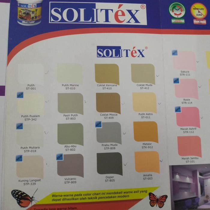 Solitex Cat Tembok Exterior & Interior 5 Kg All Warna #Gratisongkir