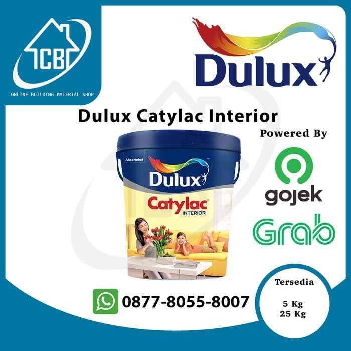 Cat Tembok Dulux Catylac Super White 44177 - 5Kg #Gratisongkir