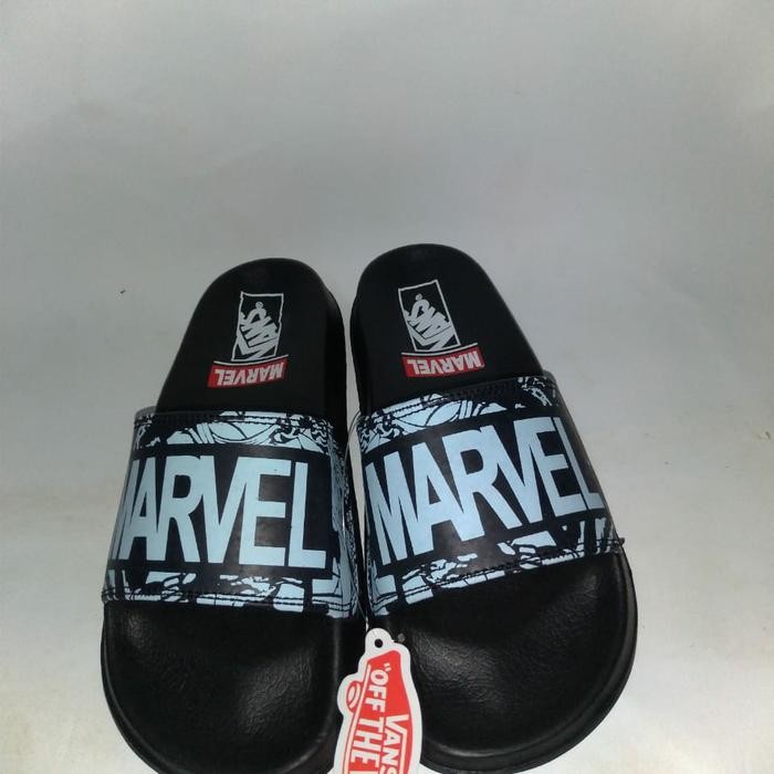 Sendal Selop Pria-Wanita Benessi Marvel Putih