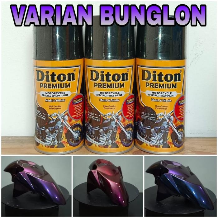 Pilok Pilox Pylox Diton Premium Bunglon Chameleon 3D Paint Diton Premium Bunglon Db 301 Kelly Orange