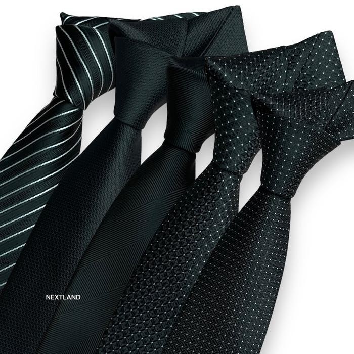 NEXTLAND - DASI HITAM DASI PRIA HITAM POLOS