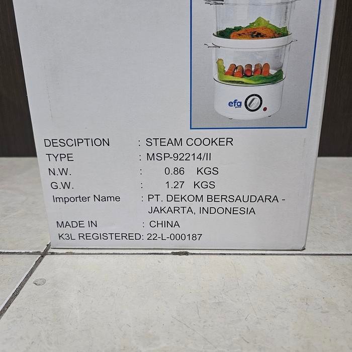 Steam Cooker Akebonno 92214 / Kukusan Listrik Pasti Ori