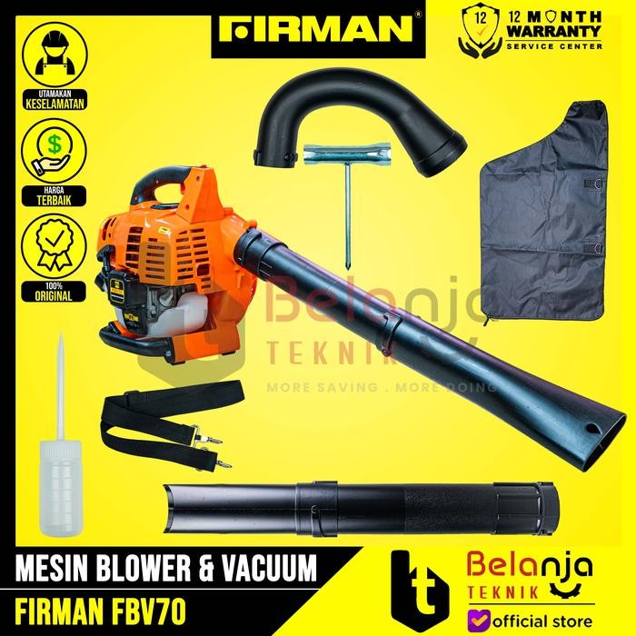 Firman Mesin Blower & Vacuum FBV70 Peniup Agin Debu 2 In 1 FBV 70 4Tak