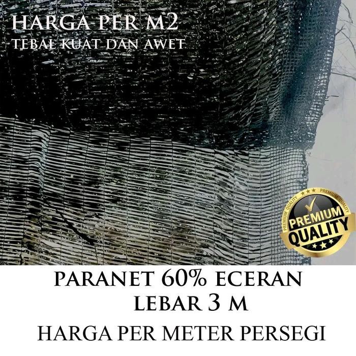 Paranet 60% Meteran / Shading net / jaring tanaman meteran