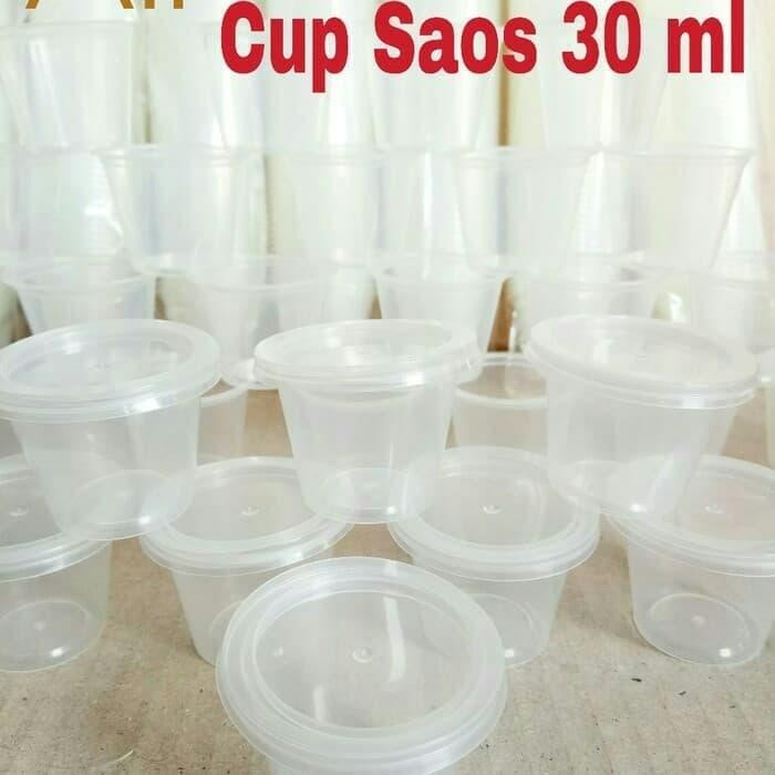 Cup Saus Sambal 30 Ml/Cup Sample /Cup Tester Pasti Ori