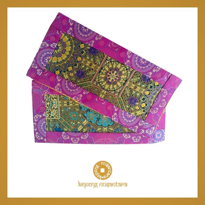 Alas Bell Vajra Brokat Nepal Best Quality Ukuran M Grab/Gosend