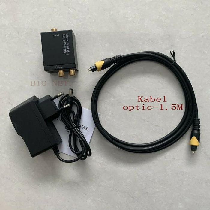 [Expert] alat sambungan audio dari smart tv ke speaker aktif /converter digital