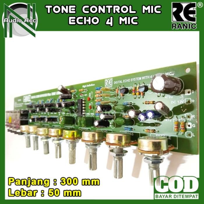 [Expert] kit tone control stereo gomez echo 4 mic