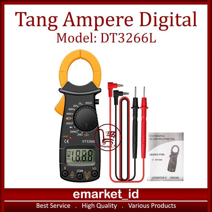 Tang Ampere Digital DT3266L / Clamp Meter DT 3266 L / Ampermeter