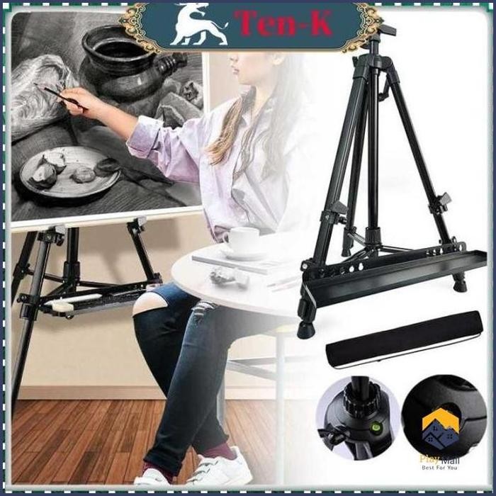 

Playmall- Tripod Banner Tripod Frame Easel Lukis Kanvas Lukisan Easel Melukis Standing