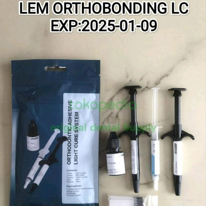 Dental Lem Ortho No Mix Lc Dan Sc Lb3 Ortho Behel Paket Lem Bracket -