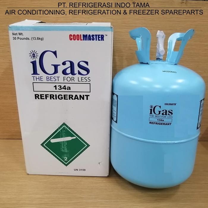 Jual iGas R134A 13.6 kg - Refrigerant R134A - R 134A - R134 A - R 134 A 13.6kg